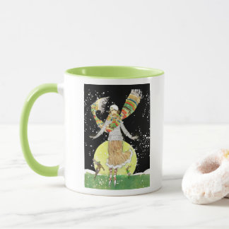 Caneca Art Deco Skater Girl in the Snow