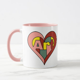 Caneca Art Heart Mug