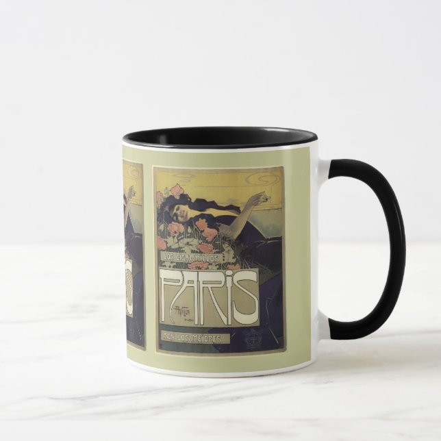 Caneca Art Nouveau ~ Aleardo Villa ~ Paris (Direita)