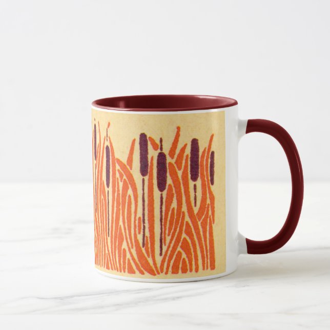 Caneca Art Nouveau Cat Tails - Mug (Direita)