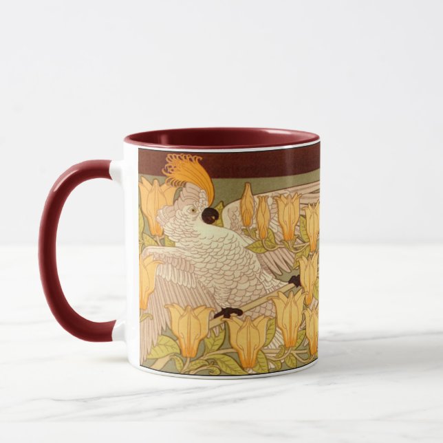 Caneca Art Nouveau Cockato (Esquerda)