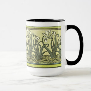Caneca Art Nouveau Irises - Mug