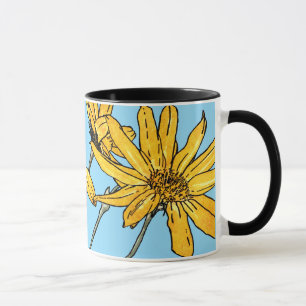 Caneca Art Nouveau Sunflower