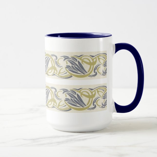 Caneca Art Nouveau Swirls (Direita)