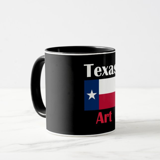Caneca Art Texas (Frente Esquerda)
