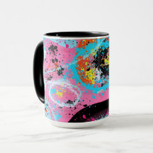 Arte Abstrata: Caos e Criação Rosa