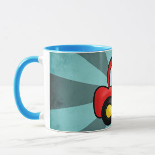 Caneca Arte Automobilística Clássica Impressão Automotiva