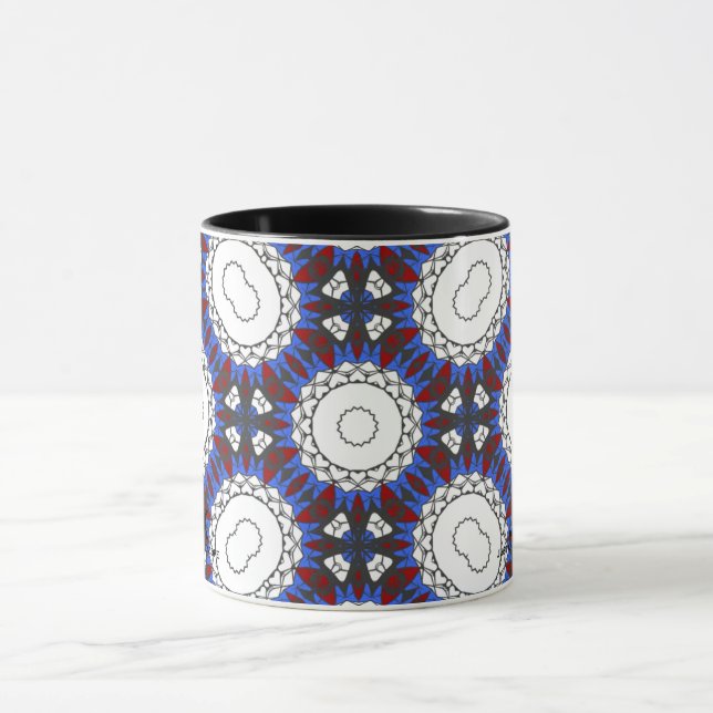 Caneca Arte caleidoscópica do volume 40 (Centro)