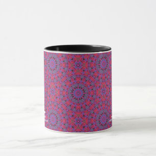 Caneca Arte caleidoscópica do volume 90