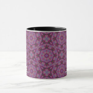 Caneca Arte caleidoscópica do volume nove 32