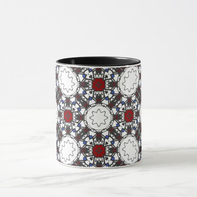 Caneca Arte caleidoscópica do volume quatro (Centro)