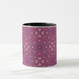Caneca Arte caleidoscópio do nono volume dezesseis