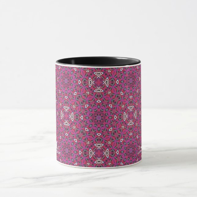 Caneca Arte caleidoscópio do nono volume dezesseis (Centro)