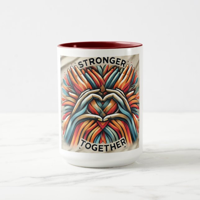 Caneca Arte Colorida Colorida Unity (Centro)
