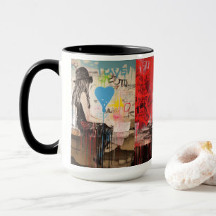 Caneca Arte Colorida na Rua Mug - Pulsação Urbana
