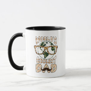 Caneca Arte com palavras Awesome world's Greatest Dad