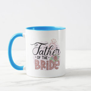 Caneca arte com palavras bonitas para o Pai da Noiva