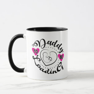 Caneca Arte com palavras de Pai em expectativa fofa