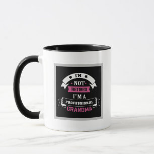 Caneca Arte com palavras de Vovó profissional fofa