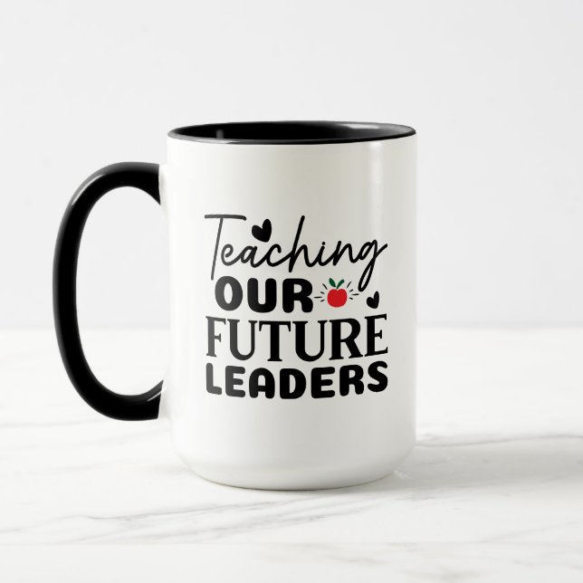 Caneca Arte com Palavras para Nossos Futuros Líderes (Esquerda)