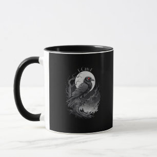 Caneca Arte Criativa Pássaro F-Caw-F