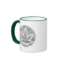 Arte da palavra da folha do pote do rock and roll