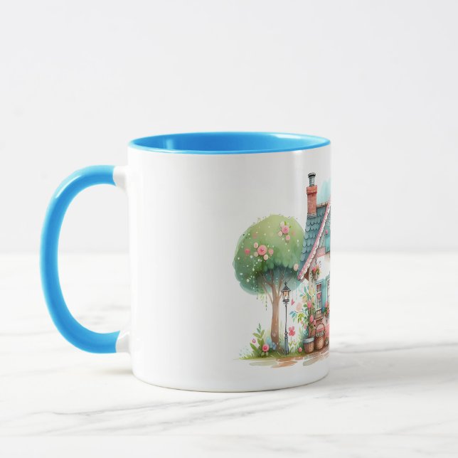 Caneca Arte De Algodão De Fada De Pastel Whimssso (Esquerda)
