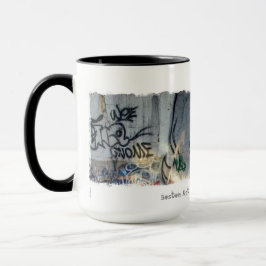 Caneca Arte de Boston - coleção da ponte dos BU - inverno
