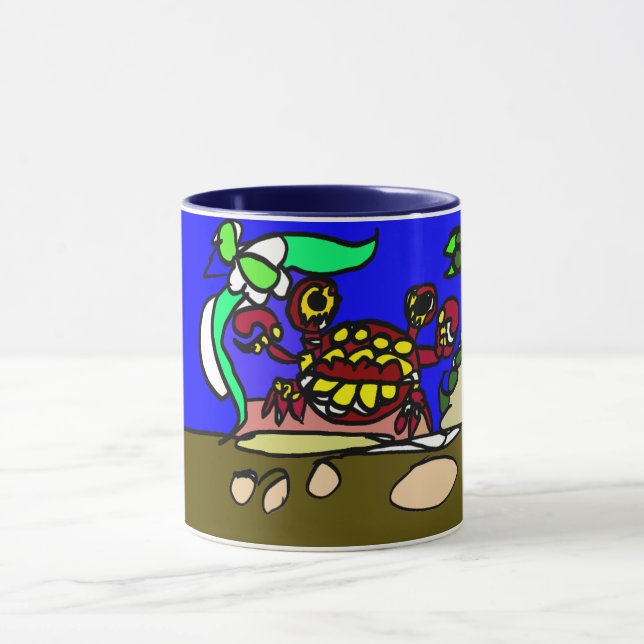 Caneca Arte de caranguejo (Centro)