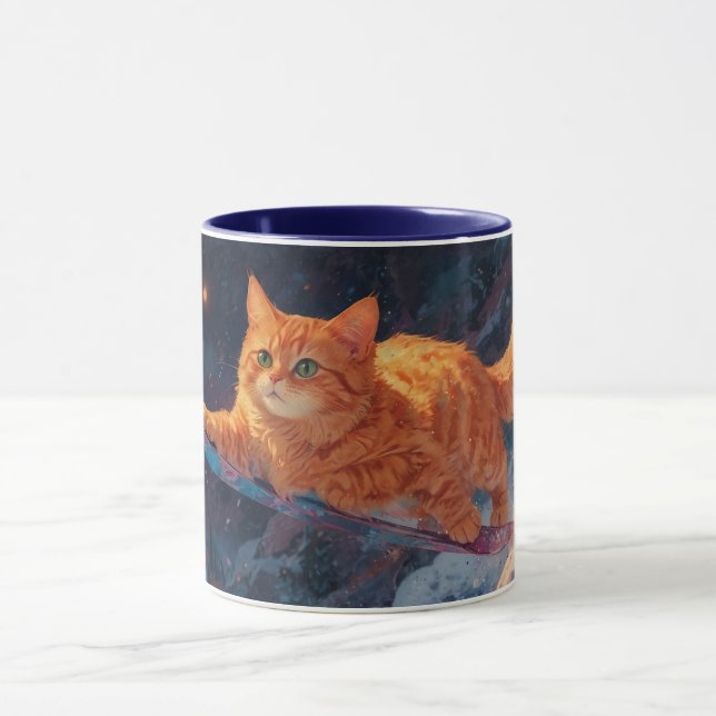 Caneca Arte de Cartografia Ginger Kitten Snowboard (Centro)