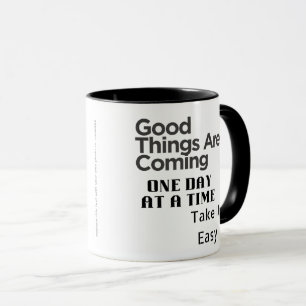 Caneca arte de cita positiva