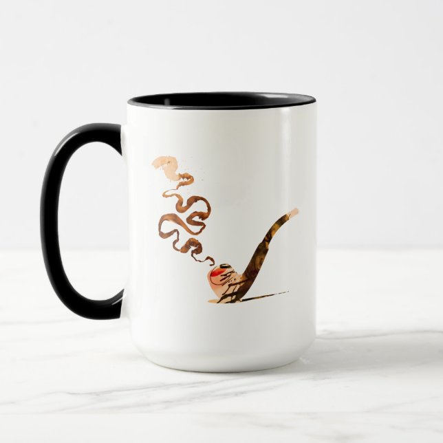 Caneca Arte de Fumar Cachimbo 1 (Esquerda)
