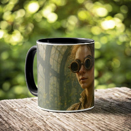 Caneca Arte de Jardineira Vitoriana Steampunk