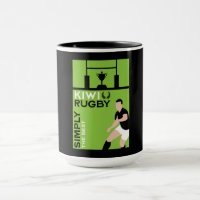 Arte de Jogadores de Rugby da NZ Kiwi