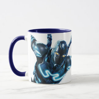 Caneca Arte de Leitura de Besouro Azul