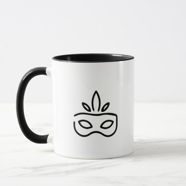 Caneca Arte de Mascarada (Esquerda)