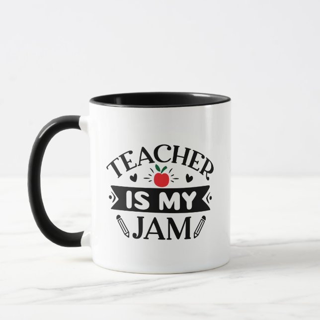 Caneca Arte de Palavra Professor é meu Doce (Esquerda)