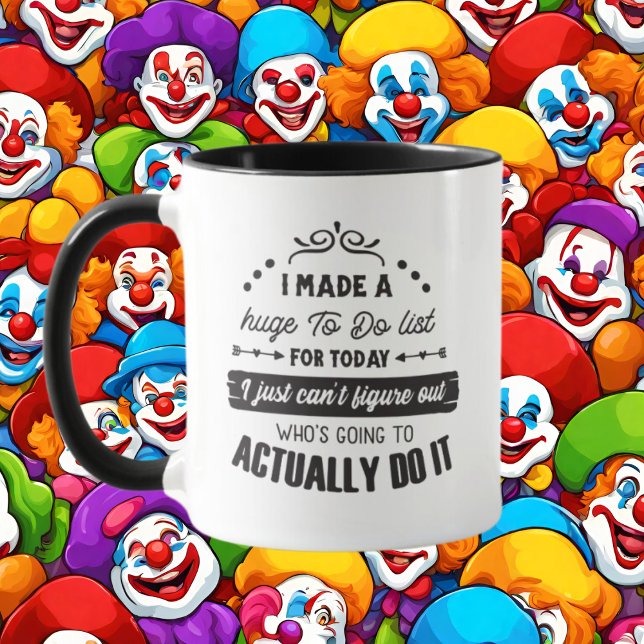 Caneca arte de palavras de lista engraçada (Criador carregado)