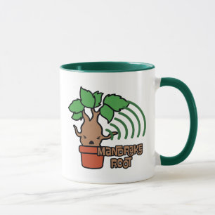 Caneca Arte de Personagem de Mandrake Gritando de Desenho