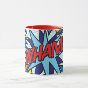 Caneca Arte de Pop de Livro de Comic Retro WHAM Fun