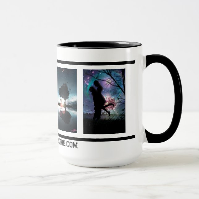 Caneca Arte de Richie Portfolio (Direita)