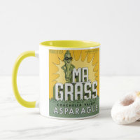 Arte de rótulo de caixa de frutas vintage Sr. Gras