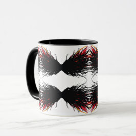 Caneca Arte de Tinta Alcoólica Abstrata dos 7 Pecados Cap
