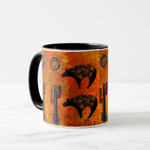 Caneca Arte de Urso do Sudoeste