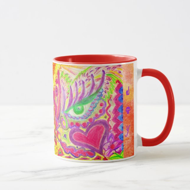 Caneca Arte de Veronica Mandala Mug (Direita)