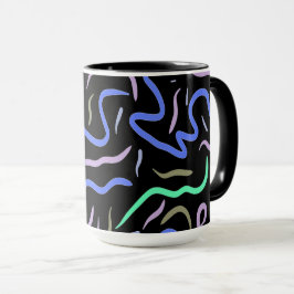 Caneca Arte Digital Funky Abstrato
