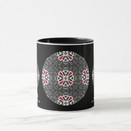 Caneca Arte do caleidoscópio 1 do Volume 16