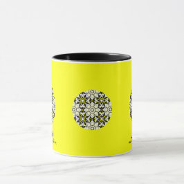 Caneca Arte do caleidoscópio do Volume 1