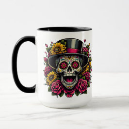 Caneca Arte do Crânio do Açúcar - Chapéu Superior e Calav