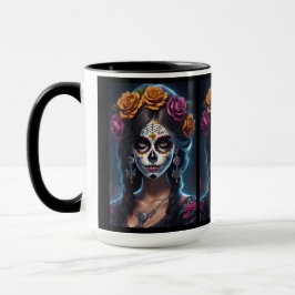 Caneca Arte do Crânio do Açúcar - Legitimidade Floral